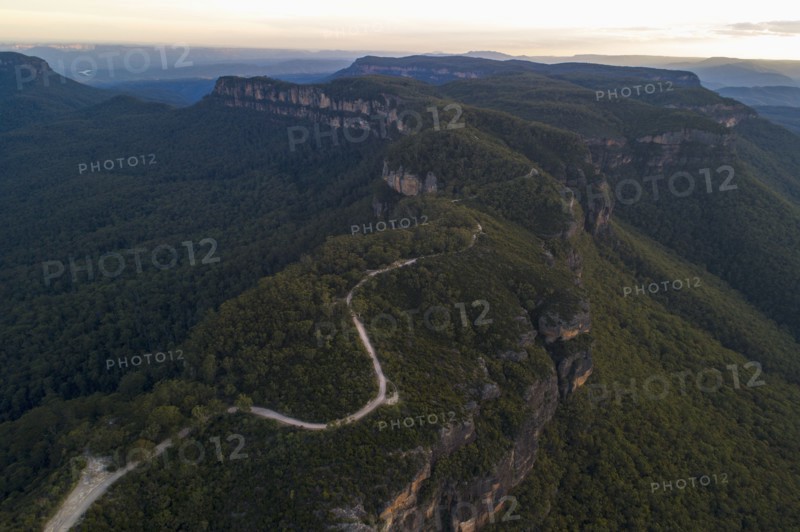 Road in Jamison Valley in Blue Mountains National Park