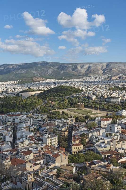 Cityscape of Athens, Greece