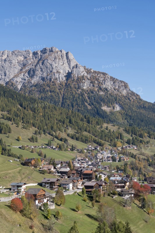 Village in the Dolomites, South Tyrol, Italy