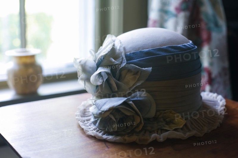 Blue vintage hat