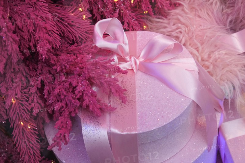 Pink gift box