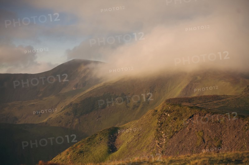 Clouds over the Carpathian Mountain Range