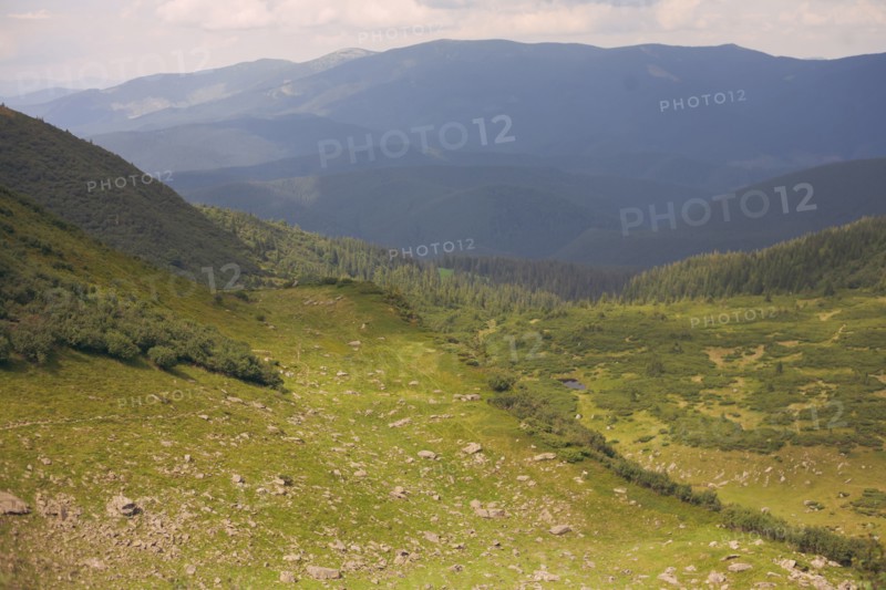 Mountains in the Carpathian Mountain Range