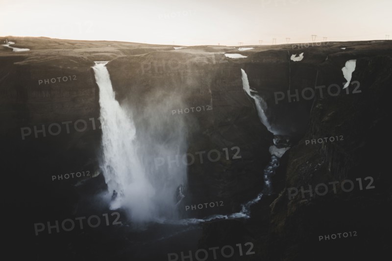 Haifoss waterfall in Iceland