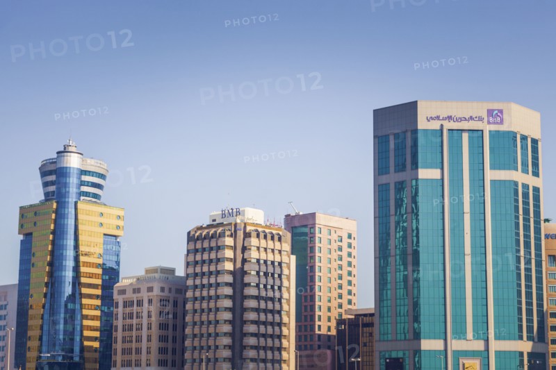 City skyline in Manama, Bahrain