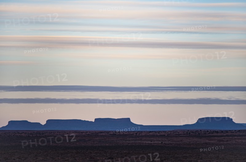 Clouds over Monument Valley in Arizona, USA