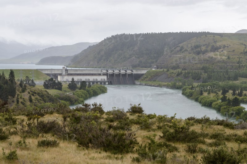 Aviemore Dam in Otago, New Zealand