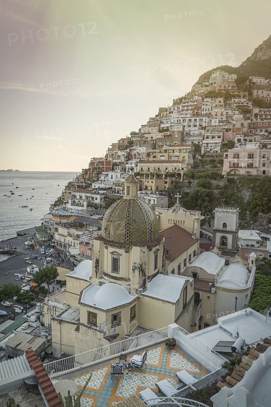 Village of Positano on Amalfi Coast, Italy