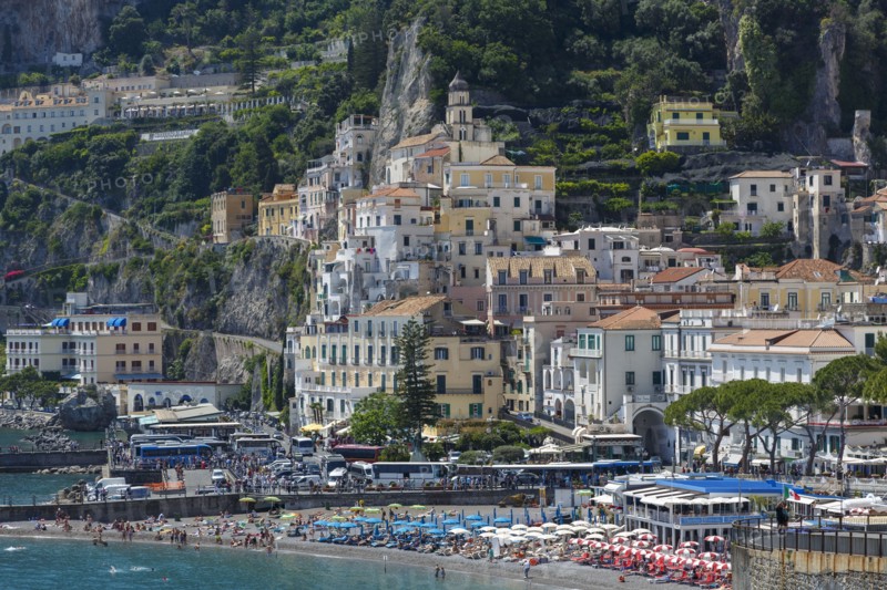 Village of Positano on Amalfi Coast, Italy
