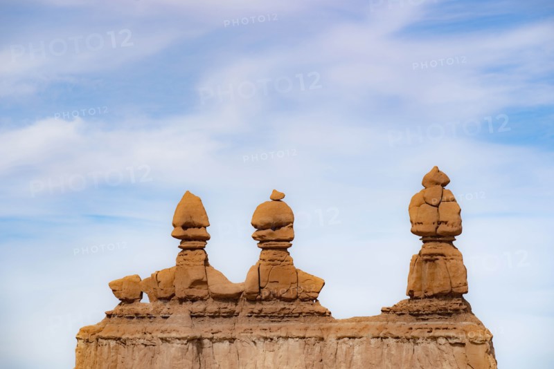 Hoodoos in Goblin Valley State Park, Utah, USA