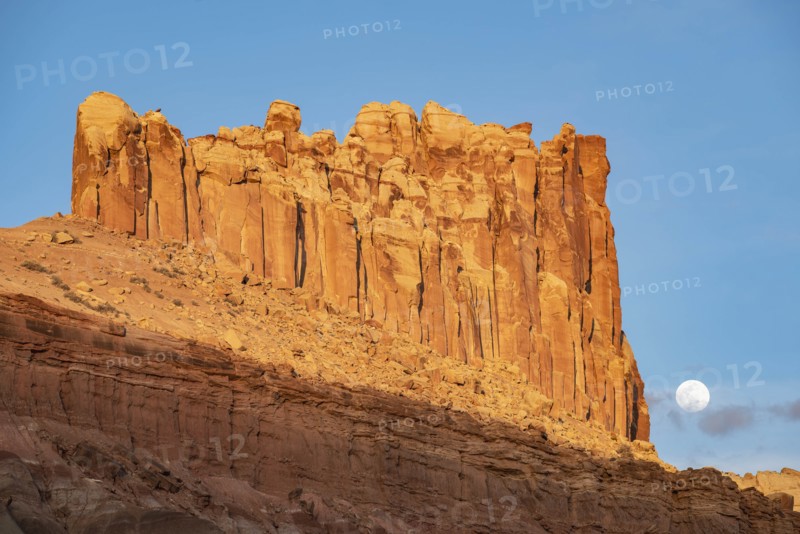 Castle Rock in Capitol Reef National Park, Utah, USA