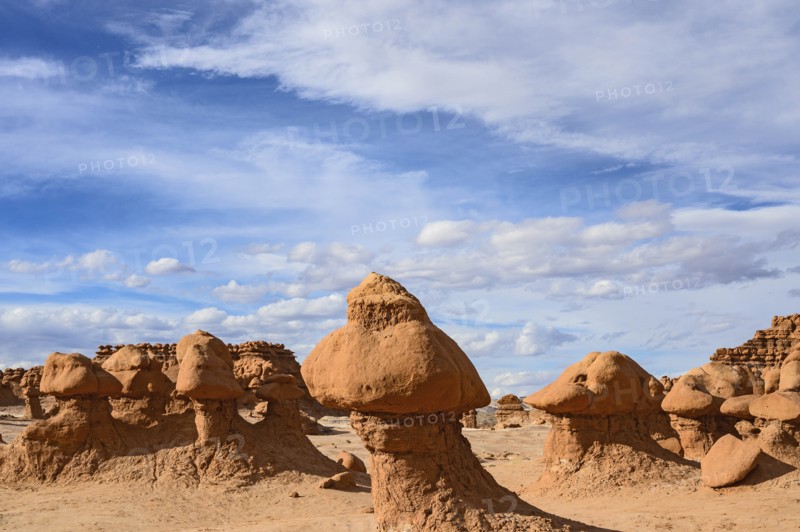 Hoodoos in Goblin Valley State Park, Utah, USA