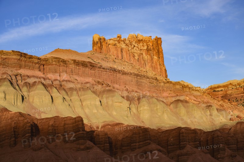Castle Rock in Capitol Reef National Park, Utah, USA