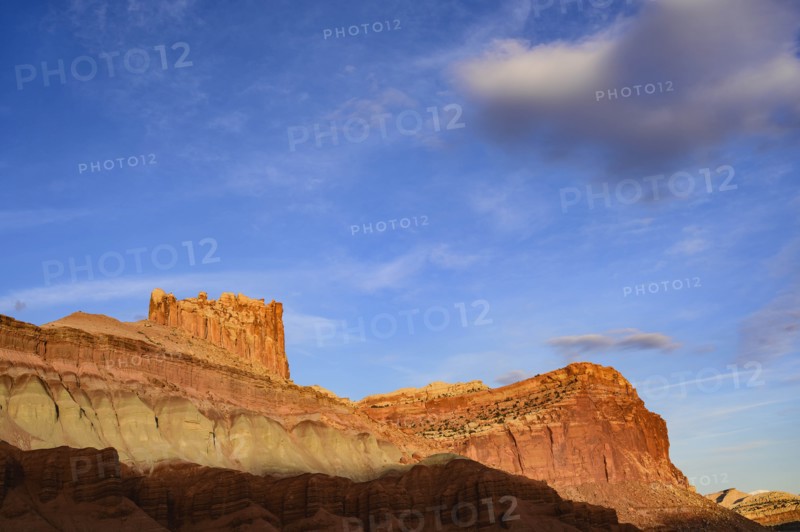 Castle Rock in Capitol Reef National Park, Utah, USA