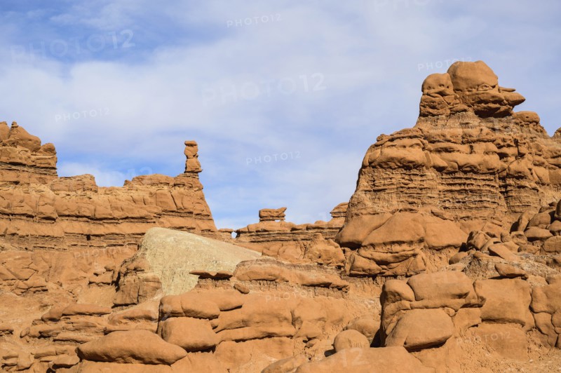 Hoodoos in Goblin Valley State Park, Utah, USA