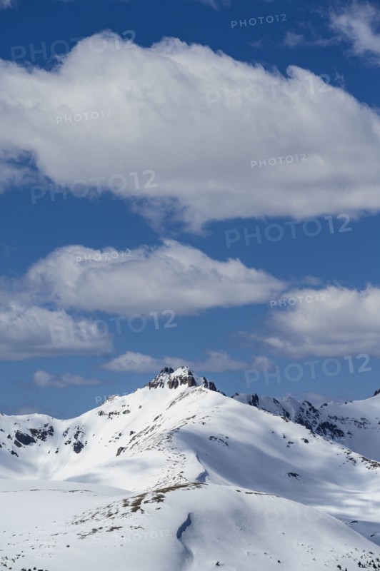 Mountains in Loveland Pass, Colorado, USA