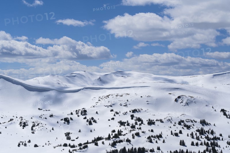 Mountains in Loveland Pass, Colorado, USA