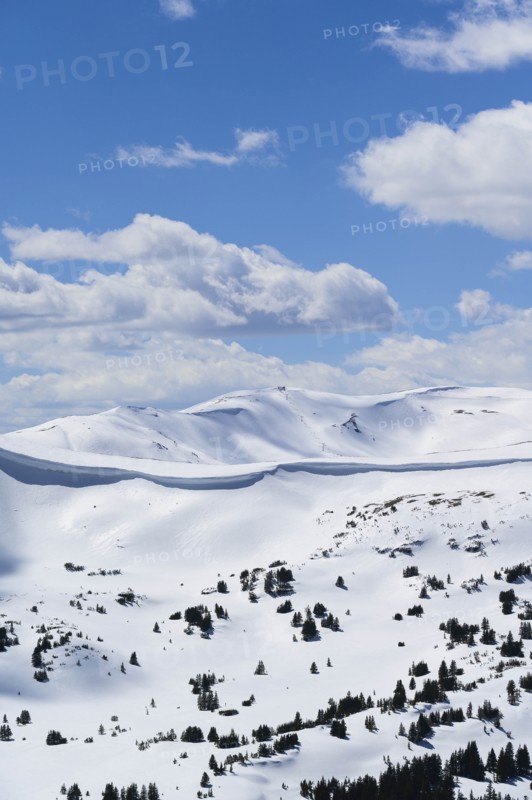 Mountains in Loveland Pass, Colorado, USA