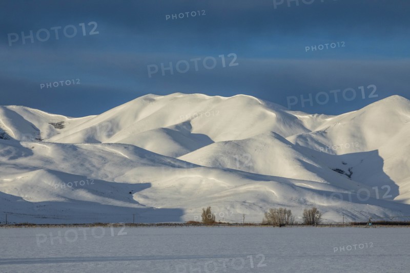 Snow capped mountain in Picabo, Idaho