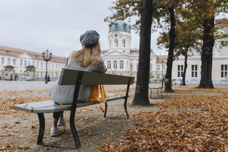 Young woman by Charlottenburg Palace
