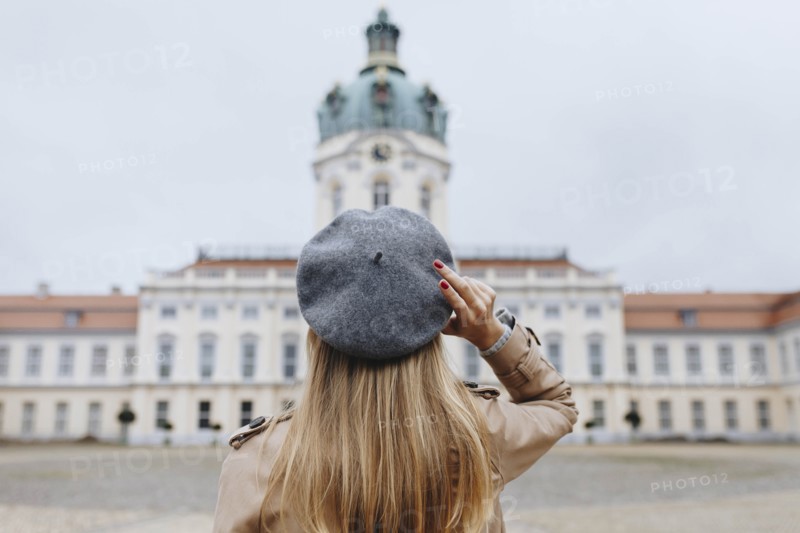 Young woman by Charlottenburg Palace