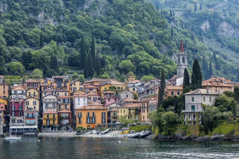 Town of Varenna by Lake Como, Italy