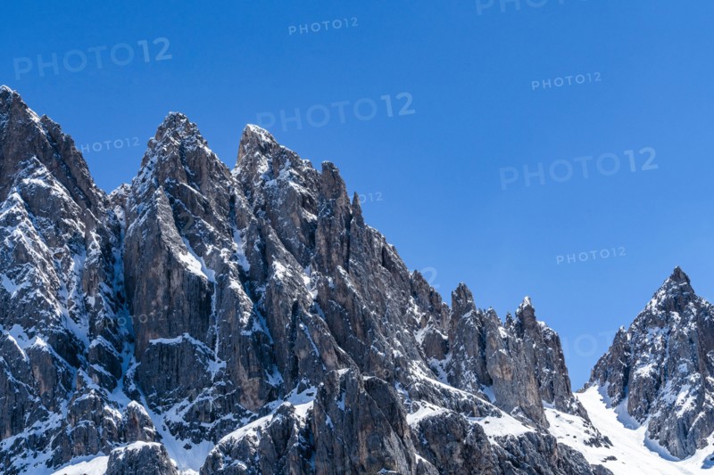 Mountain peaks in Dolomites, Italy