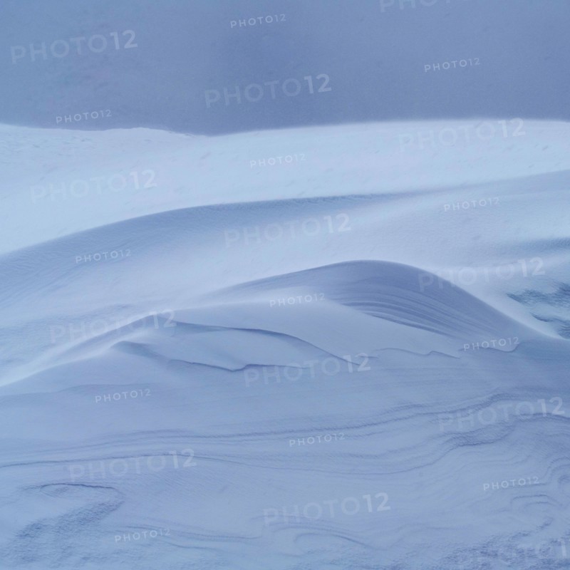 Markings in snow on Dolomites, Italy