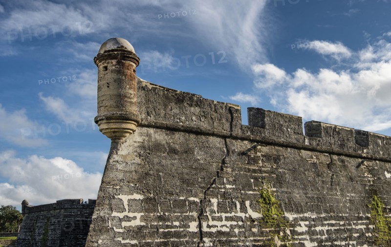 Tower of Castillo de San Marcos in St. Augustine