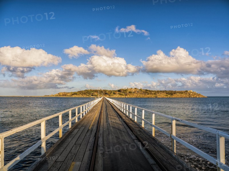 Pier on Victor Harbor in South Australia, Australia