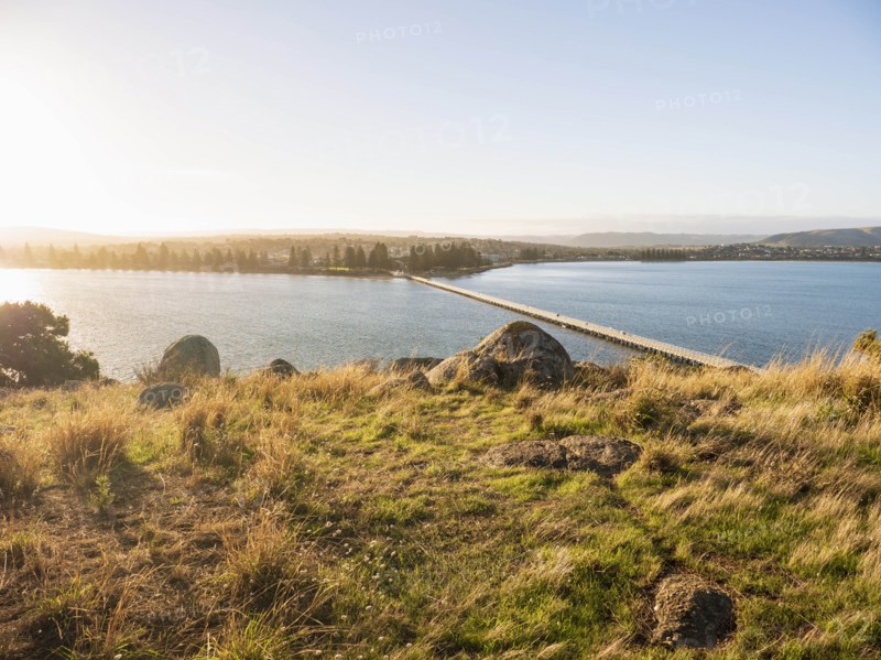 Bridge from Granite Island, Australia