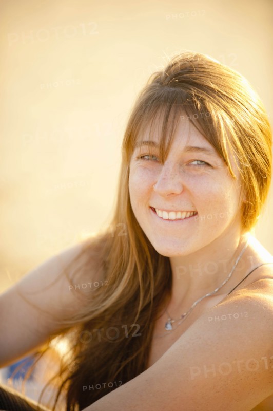 Portrait of smiling young woman