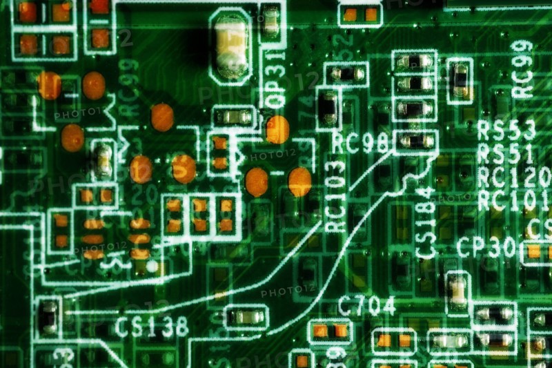 Close-up of circuit board