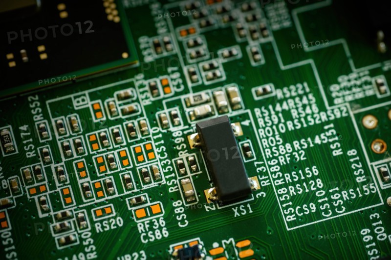 Close-up of circuit board