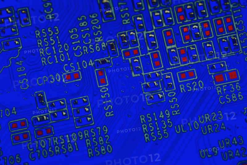 Close-up of circuit board