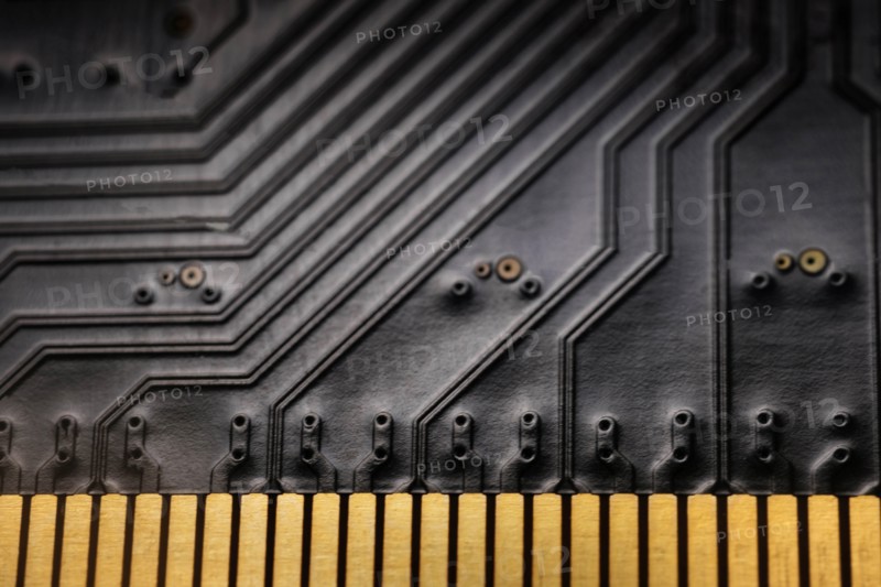 Close-up of circuit board