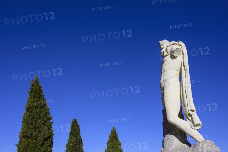Sculpture of Emperor Trajan in Santiponce, Spain