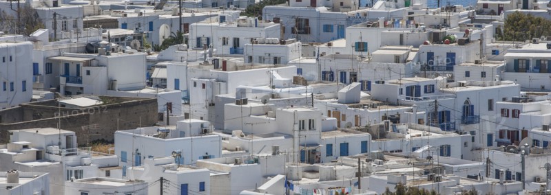 Cityscape in Mykonos, Greece