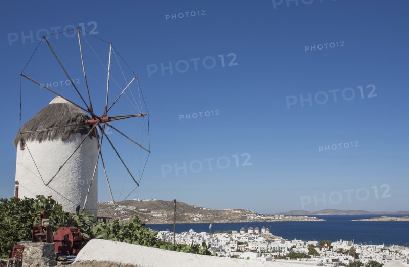 Windmill in Mykonos, Greece