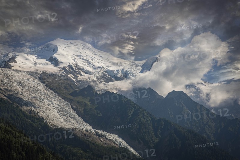 Mont Blanc in Alps, France