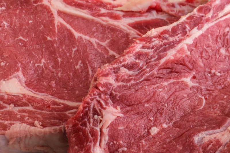 Close up of raw steak