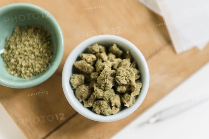 Marijuana in bowl