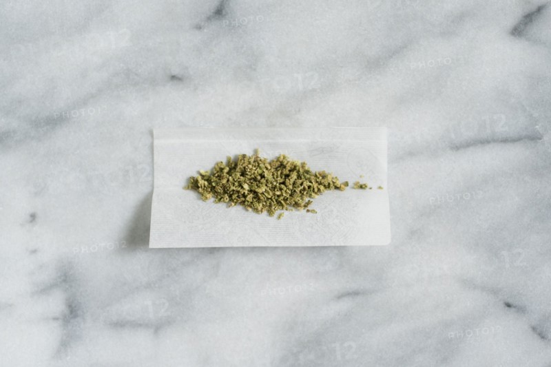 Marijuana in rolling paper