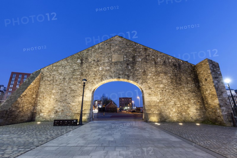 Stone arch in Liverpool, England