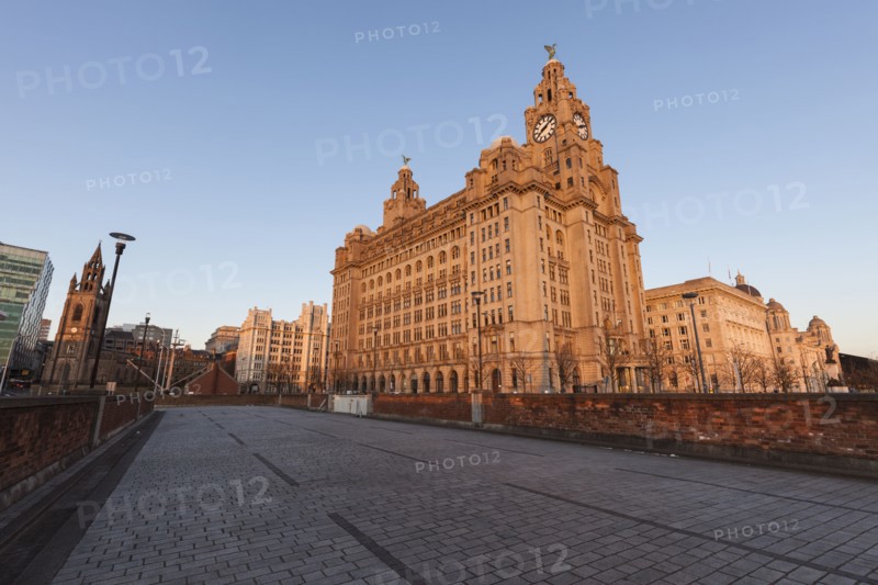 Royal Liver Building in Liverpool, England
