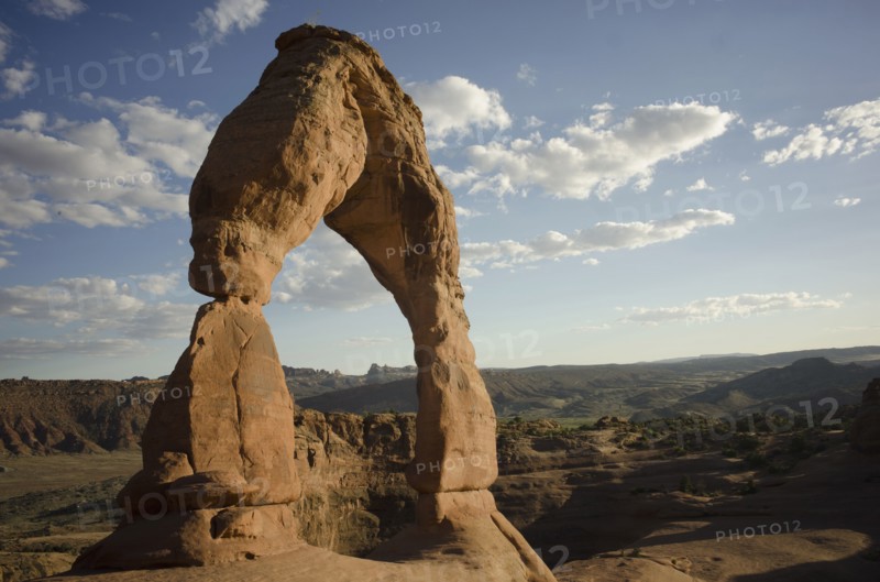 Natural arch in Monument Valley, Arizona