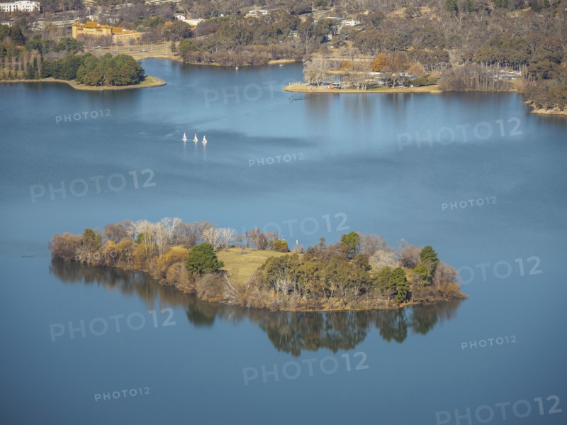 Island on Lake Burley Griffin