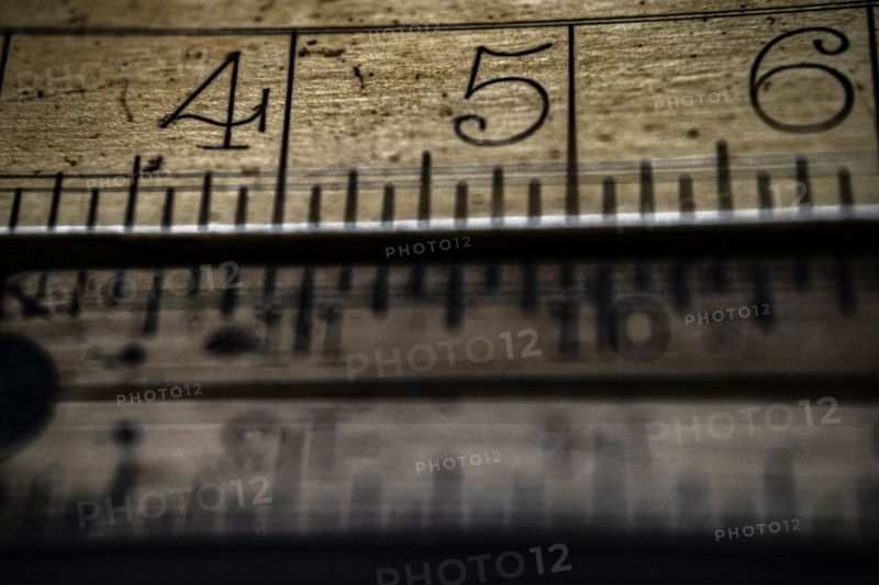 Close up of rulers
