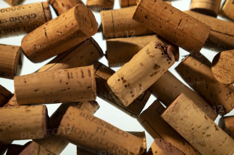 Collection of wine corks