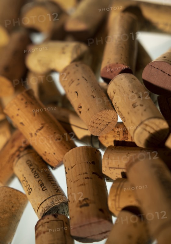 Collection of wine corks